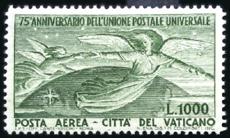 Stamp of Italy » Vatican State 1949 UPU Airmails set nh