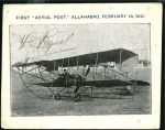Stamp of India 1911 (Feb. 18) First Aerial Post / U.P. Exhibition