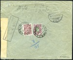 Stamp of Russia » Russia Post in China - Chinese Eastern Railway 1917 "ASHIHO SUGAR FACTORY" registered envelope to