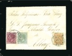 Stamp of Spain 1881 (Jul 20) Mourning envelope from Alicante to t