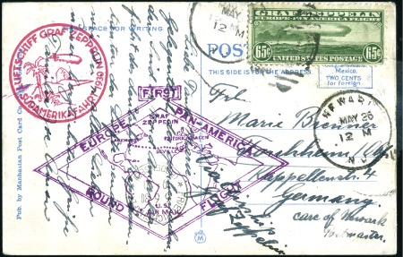 Stamp of United States 1930 Graf Zeppelin issue (Scott C13-15) individual