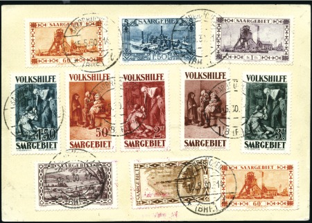 Stamp of Germany » Plebiscite Areas » Saar 1930 (May) Zeppelin 1st South America Flight, "Beh