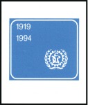 Stamp of Kuwait 1994 International Labour Organisation proofs on a