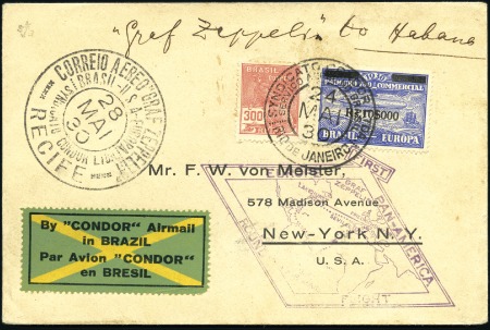 Stamp of Brazil 1930 (May 17) "Rs.10$ooo" Surcharge (Scott 4CL5) t