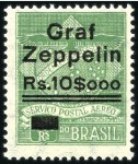 Stamp of Brazil 1930 LUFTSCHIFFBAU ZEPPELIN issues, highly diverse