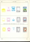 Stamp of Kuwait 1994 Arab Towns Organisation proofs on two pages f
