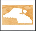 Stamp of Kuwait 1996 Money Show proofs on a page from the Courvois