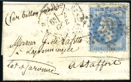 Stamp of France L'ARMAND BARBES Ballon monté de petit format pour 