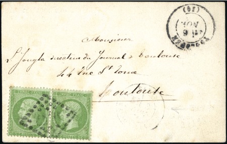Stamp of France LE FERDINAND FLOCON Carte par Ballon monté avec af