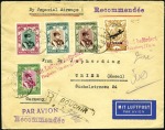 Stamp of Unknown 1923-1950s, Accumulation of about 230+- airmail co