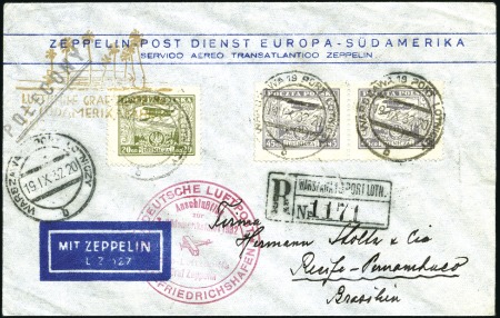 Stamp of Germany » German Empire 1932 (Sept.) Zeppelin 7th South America Flight fro
