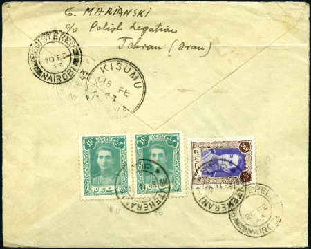 Stamp of Unknown 1942-1945 CENSORED MAIL: Selection of 34 mostly re