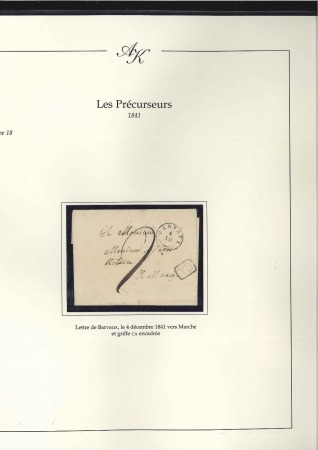 Stamp of Belgium » Belgique. Histoire Postale TYPE 18: Collection de 38 lettres portant des cach
