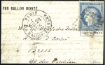 Stamp of France Ballon monté avec sa réponse directe

LE COLONEL