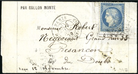 Stamp of France LE GIRONDE Grand cachet "Marine impériale Equipage
