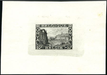 Stamp of Belgium » General issues from 1894 onwards 1928 Orval, groupe de sept épreuves des coins ache