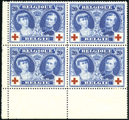 Stamp of Belgium » General issues from 1894 onwards 1916 Croix-Rouge, non-émis, la série de quatre val