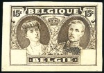 Stamp of Belgium » General issues from 1894 onwards 1916 Croix-Rouge, non-émis, deux essais de Dezarro