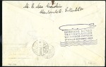 Stamp of Hungary 1933 (Oct.) Zeppelin Chicago Flight cover with Hun