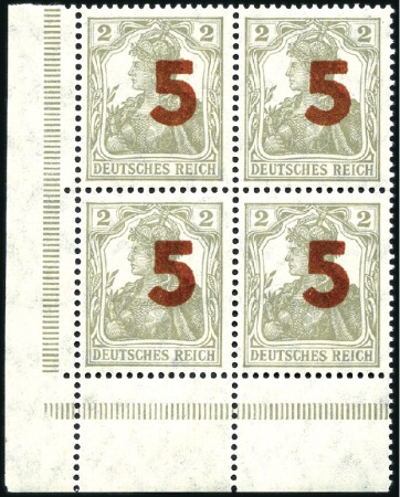 Stamp of Poland » Poland Later Issues 1919 Poznan Provisionals 5(F) & 10(F) surcharges i