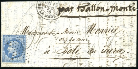 Stamp of France LE GODEFROY CAVAIGNAC Ballon monté de Paris 12.10.