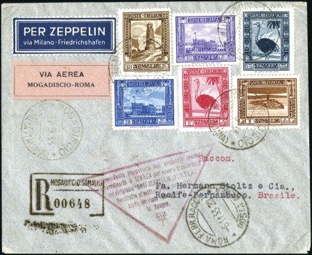 Stamp of Italy » Italian Colonies and Possessions » Somalia 1933 (Oct.) Zeppelin "Century of Progress" (Chicag