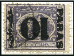 Stamp of Egypt » 1879 Surcharges 1879 10pa on 2 1/2pi group, both perf. types mint 