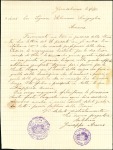 Stamp of Israel » Israel - Early Holy Land 1893 Letter (no cover) written by Rabbi Joseph Arw