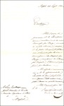 Stamp of Israel » Israel - Early Holy Land 1821 Letter dated Napoli 28.7.21 with full text an