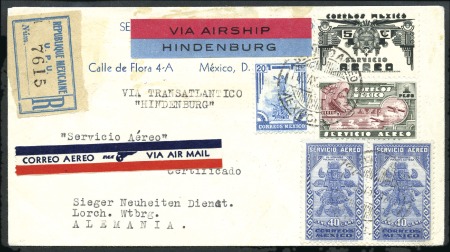 Stamp of Mexico 1936 (May) 2nd North America Return Flight registe