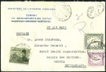 Stamp of Egypt » 1936-1952 King Farouk Definitives  1944-51 "Military" issue group of 166 covers/cards