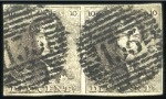 Stamp of Belgium » Belgique. 1849 Epaulettes - Émission 10c Brun: Lot de 25 exemplaires montrant différent