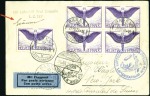 Stamp of Switzerland / Schweiz 1929-36, Graf Zeppelin & Hindenburg Flights, great