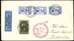 Stamp of Liechtenstein 1930-36 Graf Zeppelin and Hindenburg Flight, power