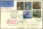 Stamp of Liechtenstein 1930-36 Graf Zeppelin and Hindenburg Flight, power