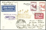 Stamp of Hungary 1931-32 Zeppelin Flights, excellent group of 6 dif