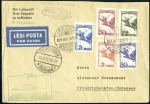 Stamp of Hungary 1931-32 Zeppelin Flights, excellent group of 6 dif
