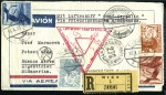 Stamp of Austria 1929-36 Graf Zeppelin & Hindenburg Flights, great 