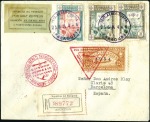 Stamp of Paraguay 1931-35 Graf Zeppelin Flights, wonderful lot of 16