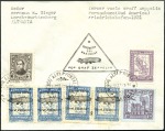 Stamp of Paraguay 1931-35 Graf Zeppelin Flights, wonderful lot of 16