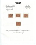Stamp of Egypt » 1872-75 Penasson 1Pi Red Byam & MacArthur Study

1872 & 1875 1pi 