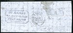 Stamp of France » Guerre de 1870-1871 LE POSTE DE PARIS Rare cachet "3è Armée 3e Divisio