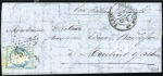 Stamp of France » Guerre de 1870-1871 LE POSTE DE PARIS Rare cachet "3è Armée 3e Divisio