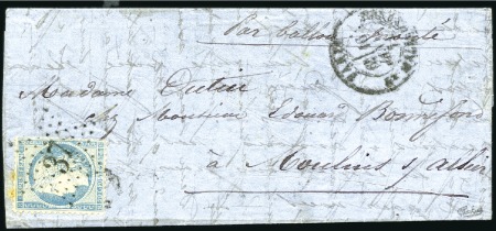 Stamp of France » Guerre de 1870-1871 LE POSTE DE PARIS Rare cachet "3è Armée 3e Divisio