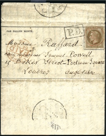 Stamp of France LE JACQUARD Gazette des Absents n°10 avec 30c laur