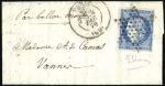 Stamp of France LE FRANKLIN certain Cachet bleu "Le Colonel 3eme A
