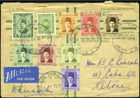 Stamp of Egypt NEW ZEALAND FORCES: 1940 (Dec 4) "Active Service" 