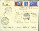 Stamp of Italy "I-NANN" (Commander Captain Umberto Nannini), set 