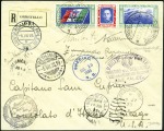 Stamp of Italy "I-NANN" (Commander Captain Umberto Nannini), set 