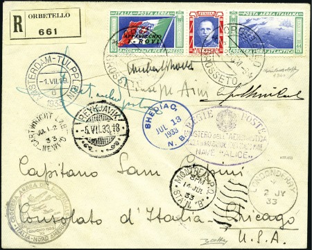 Stamp of Italy "I-ROVI" (Commander Captain Umberto Rovis), set of